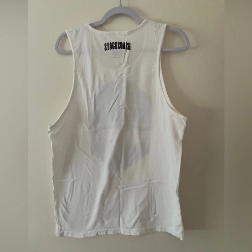 Stagecoach Country Music Festival Men’s White Tank Size Large